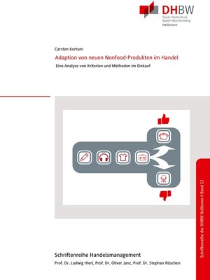 cover image of Adaption von neuen Nonfood-Produkten im Handel